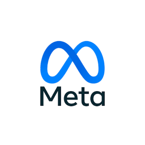 Meta Facebook logo our trusted partners social media marketing platform