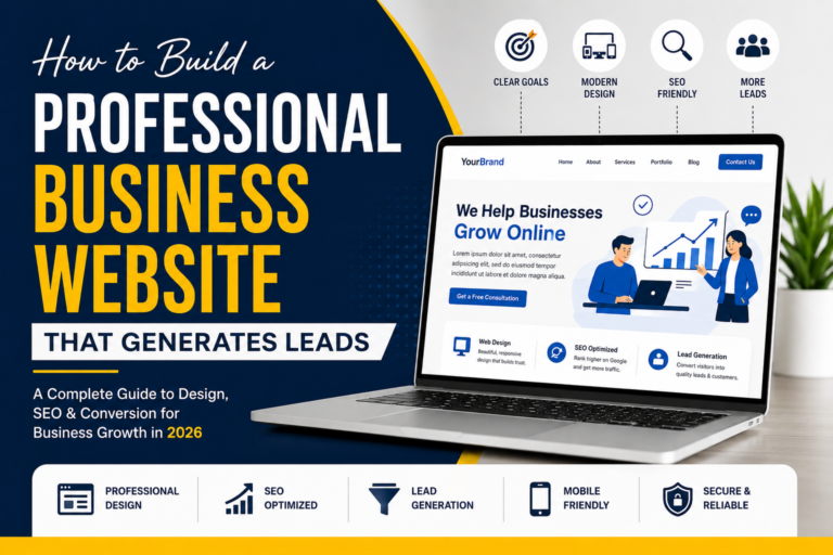 How to Build a Professional Business Website That Generates Leads