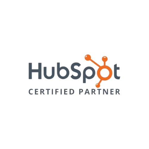 HubSpot Certified Partner logo for CRM and inbound marketing.